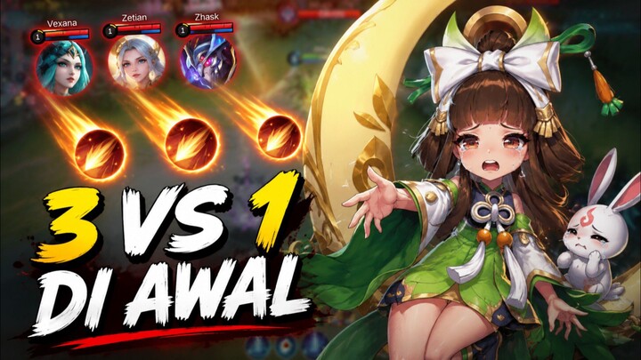 Awal Game Udah Dikeroyok 3 Hero … Tapi Endingnya bikin emosi 😓