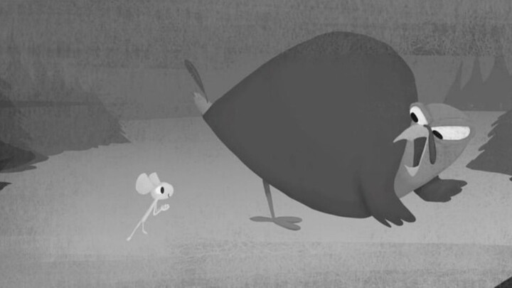 The brain-opening animated short film "Turkey and Mouse", when the stingy turkey meets the cunning m