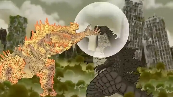 Parasyte -pepatah- menguasai dunia, bahkan Godzilla dan King Kong yang legendaris terpaksa menjadi b