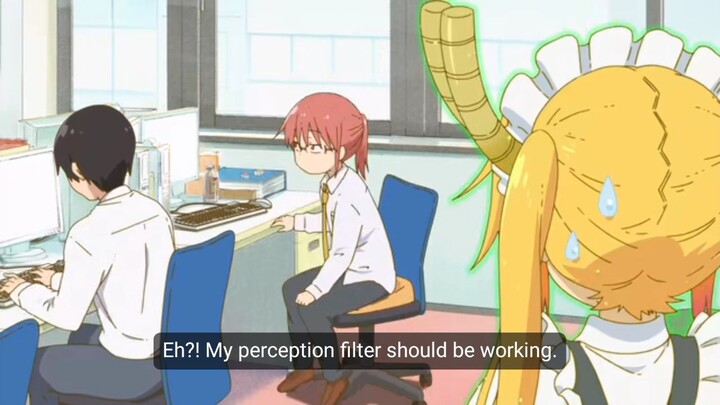 Tohrubeing mad at kobayashis boss