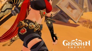 Dehya Fight Cutscene - Genshin Impact Archon Quest【Genshin Impact】