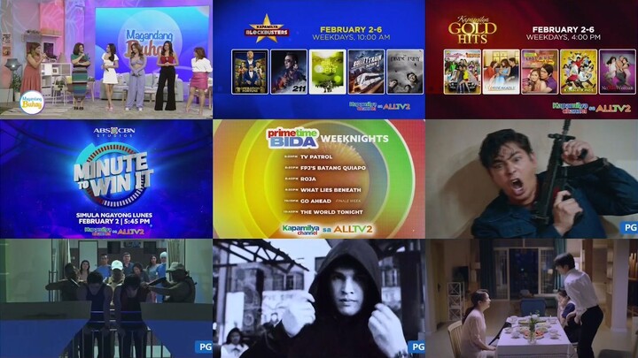 Kapamilya Channel sa ALLTV2 Commercial Break February 02, 2025 (Monday)