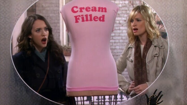 [2 Broke Girls] I suspect this outfit is driving the car