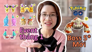 Update sự kiện tháng 1, 2020 Ấp Trứng Hatchathon, Boss 5 sao mới Heatran