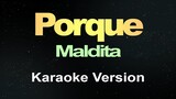 Porque - (Karaoke Version)