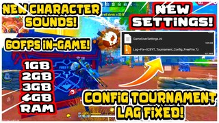 Free Fire Lag Fixed 1gb ram Config New Character Sounds 60fps /Free Fire 1.50.2 Fix lag 1gb 2gb 3gb