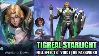 Script Skin Tigreal Starlight Full Effects | No Password - Mobile Legends