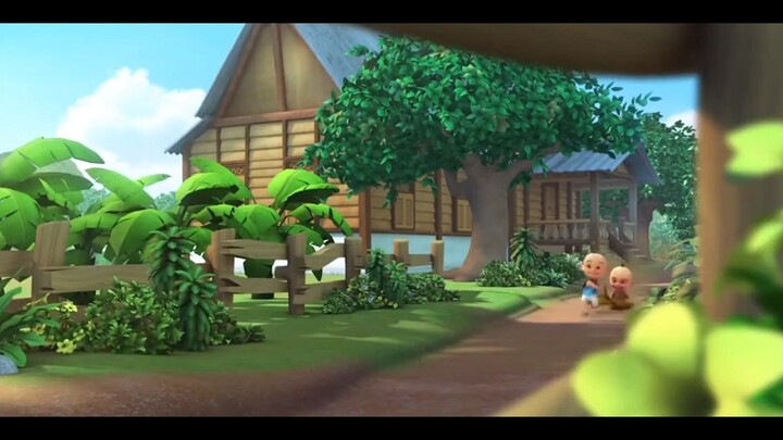 Upin & Ipinโs Tasty Chicken Feast with Uncle Muthu