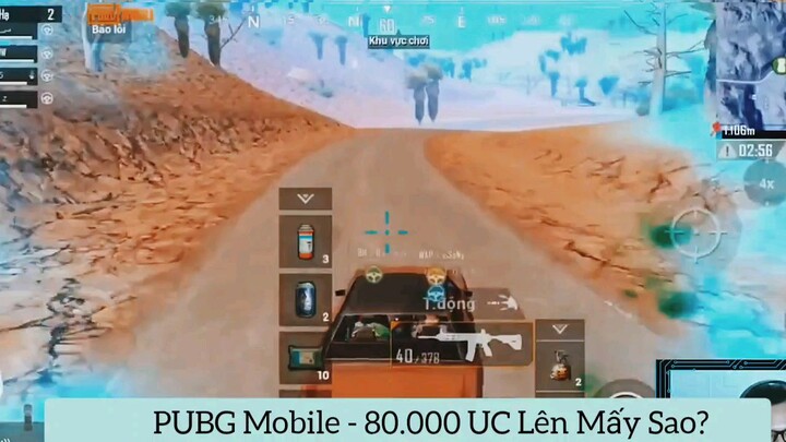 game siêu chất 80.000 UC lên mấy sao