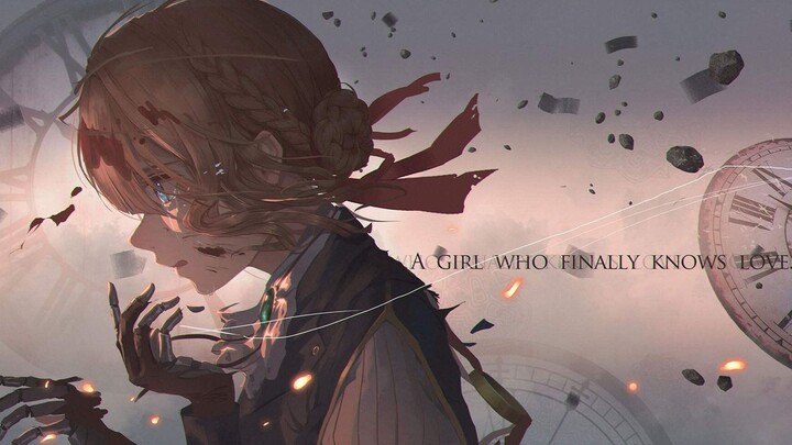 【AMV/The Eternal Garden of Violet】Suddenly looking back, the man was in a dimly lit place