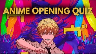 ANIME OPENING QUIZ - Easy