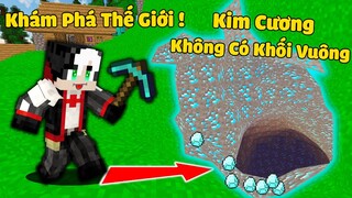 REDHOOD THỬ THÁCH ĐI TÌM KIM CƯƠNG KHI MINECRAFT KHÔNG CÓ KHỐI VUÔNG*MỀU SINH TỒN MINECRAFT TRÒN