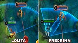 Fredrinn's Ultimate Skill Vs. Lolita's Ultimate Skill Mobile Legends Bang Bang