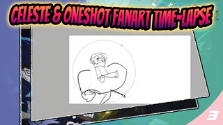 Fanart Time-lapse | Celeste & OneShot Crossover_3