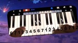 It’s so healing ~ "Your Name" episode [Sparks] piano teaching! You can play it with your mobile phon