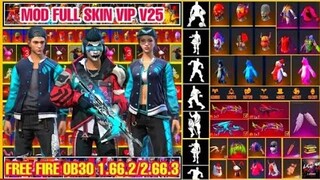 HƯỚNG DẪN MOD SKIN FREE FIRE OB30 V25 VIP  - MOD SKIN QUẦN ÁO ,  MOD SKIN SÚNG , PET , BOM KEO🇻🇳