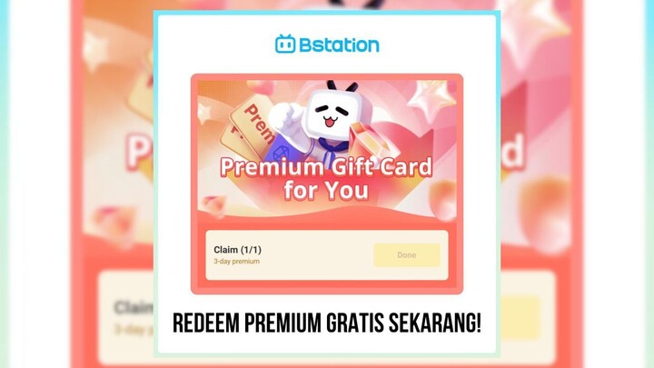 Bstation lagi Bagi-bagi Premium GRATIS