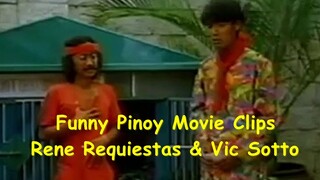 Funny Pinoy Movie Clips - Rene Requiestas & Vic Sotto