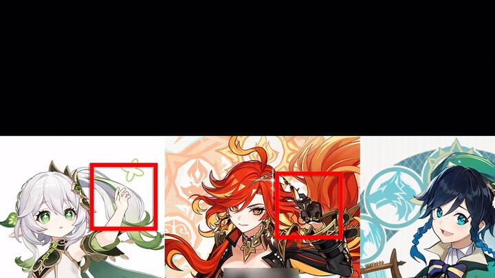 คนที่ผ่านไปมาทายกันว่าในภาพคือใครคือเทพแห่งลม โดยอิงจากภาพ "เก็นชินอิมแพกต์"