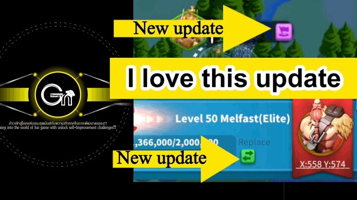 RoK อัพเดทใหม่ วันนี้2023 ที่น่ารักที่สุด Rise of Kingdoms by Gngamery