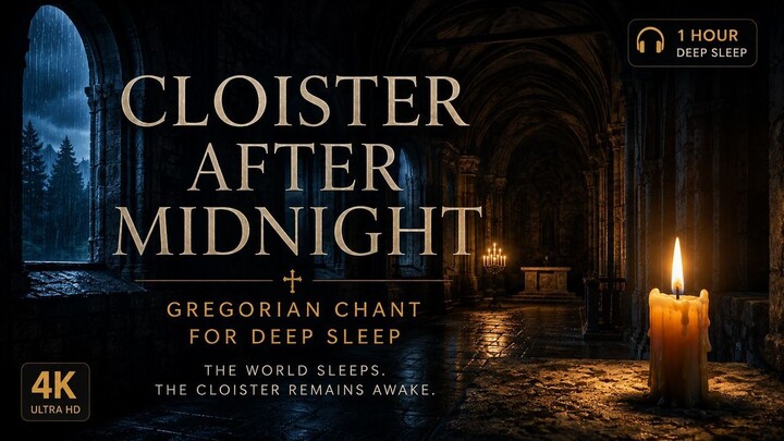Gregorian Chant for Deep Sleep | Ancient Stone Chapel Ambience