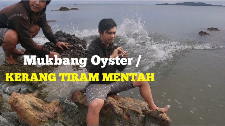 MUKBANG TIRAM MENTAH !!! GA ADA OBAT !!  PRIMITIVE - PA DING DING