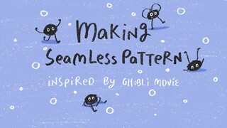 Making seamless pattern SOOT SPRITE theme by suunyside_arteu