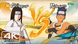 Neji Vs Kidomaru Gameplay - Naruto Storm 4 Next Generations (4K 60fps)