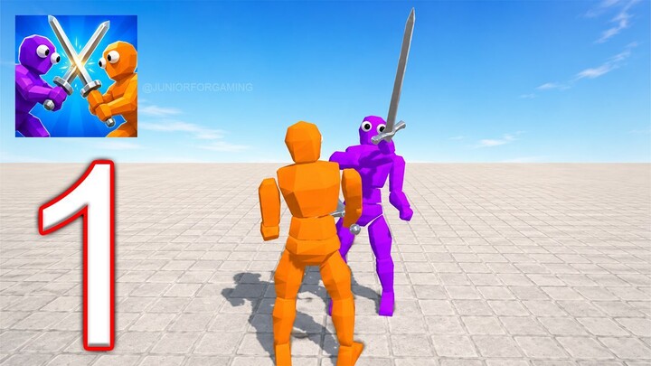 Wobbly Swordsman - Gameplay Walkthrough Part 1 - Tutorial & Highlight (iOS,Android)
