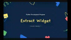 FLUTTER 10 Extract Widget (Tutorial Flutter Bahasa Indonesia)