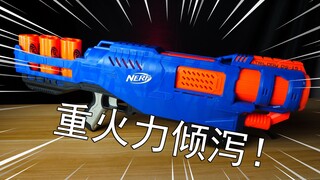 会上瘾的抛壳发射器？三角龙软弹发射器玩具评测！【零度玩NERF#16】