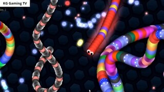 Slither.io Hacker Tiny Snake vs Giant Troll Snakes Epic Slitherio Gameplay (1) 1