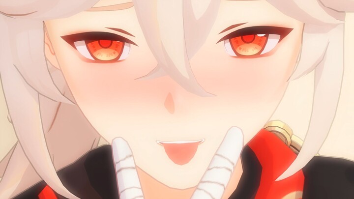 Manyo sticking out tongue