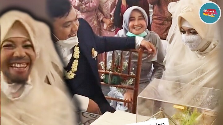 ANJIR Istrinya Brewok , Momen Ngakak Saat Akad Nikah