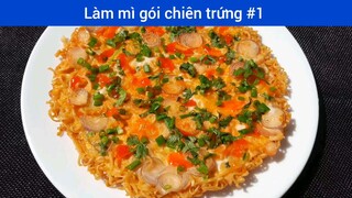 Làm mì gói chiên trứng p1