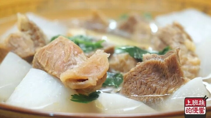 【ข้าวกล่องมนุษย์เงินเดือน】- ฤดูหนาวกินหัวไชเท้า ฤดูร้อนกินขิง ต้มซุปหอมฟุ้งสุดๆ!