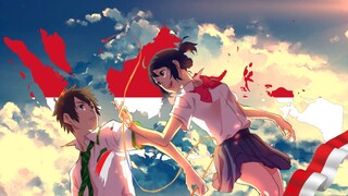 KETIKA LAGU NASIONAL INDONESIA DI JADIKAN OST ANIME