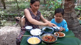 Cá Bống Kho Tiêu Cùng Nồi Canh Bồ Ngót Ngon Quá Mẹ Ơi| TKQ & Family T649