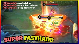 SUPER FAST HAND AGGRESSIVE OFFLANE FANNY ANGELA TAKOT NA TAKOT SA FANNY KO | MLBB