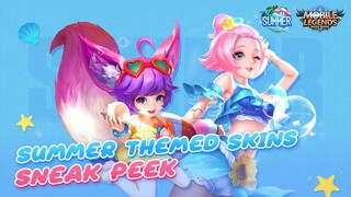 NaNa & Angela New Skin |Summer Themed Skins Trailer | Mobile Legends: Bang Bang