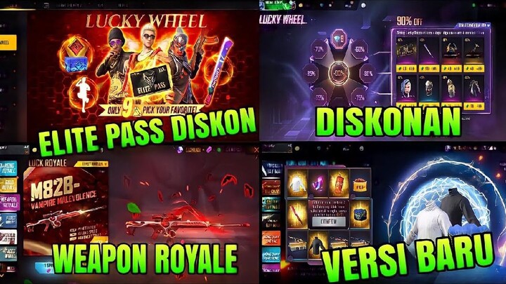 FREE FIRE‼️ BOCORAN EVENT GRATIS, EVENT DISKON, ELITE PASS DISKON, SKIN FIST ASSASIN, WEAPON ROYAL