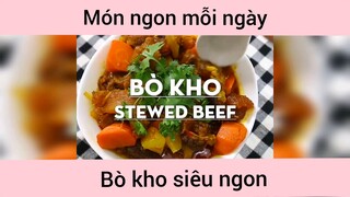 Làm bò kho đãi cả nhà