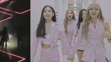 เจนนี่และลิซ่าเดินจับมือกันลงจากเวที