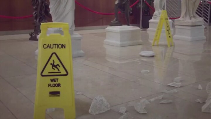 Watch out for slippery surfaces!