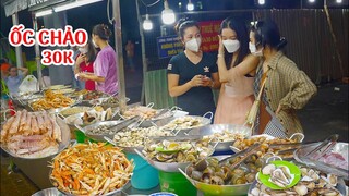 Phát Hiện Thiên Đường Ốc Chảo 30K Đủ Món Ốc Hải Sản