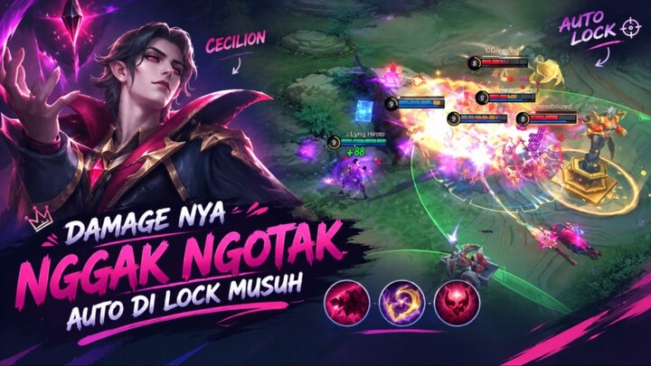 Demage nya cecilion ngga ngotak uyy sampe di lock musuh