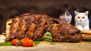ขาแกะย่างทั้งตัว! พี่สาวคนธรรมดาเพิ่งกินไป...