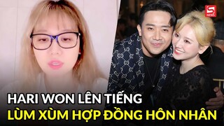 Giữa tin đồn "li dị vì hết hợp đồng hôn nhân với Trấn Thành", Hari Won lên tiếng