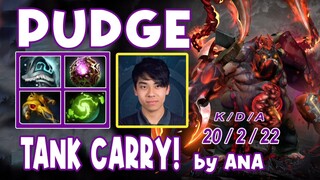 Ana Pudge Hard Carry 20 KILLS TANK CARRY! | Dota 2 Expo TV