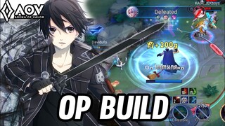 AOV : ALLAIN/KIRITO GAMEPLAY | OP BUILD - ARENA OF VALOR